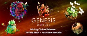 Mining Claims Release: Xoth is Back, with Four New Worlds!